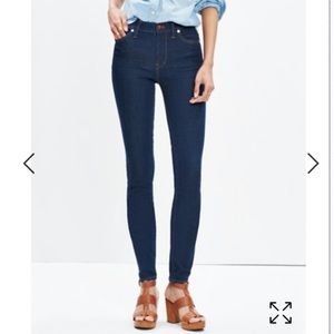 Madewell 9” Rise Skinny Skinny Jeans in Davis Wash